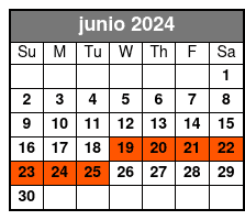 Transportation Only No Tix junio Schedule