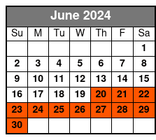 San Antonio Explorer Pass junio Schedule