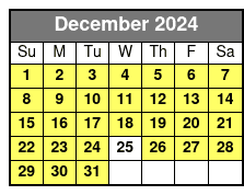 Manhattan Island Cruise diciembre Schedule