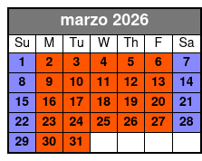 Extended Rental Time marzo Schedule