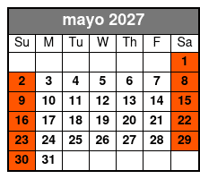 Extended Rental Time mayo Schedule