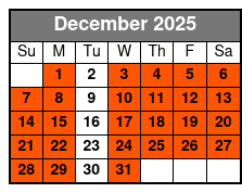 Central Florida Kayak and Paddle Board Rentals on the Dora Canal diciembre Schedule