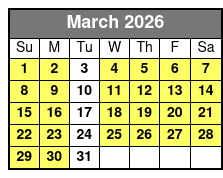Central Florida Kayak and Paddle Board Rentals on the Dora Canal marzo Schedule