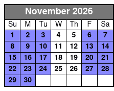 Central Florida Kayak and Paddle Board Rentals on the Dora Canal noviembre Schedule