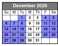 Central Florida Kayak and Paddle Board Rentals on the Dora Canal diciembre Schedule