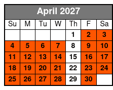 Central Florida Kayak and Paddle Board Rentals on the Dora Canal abril Schedule