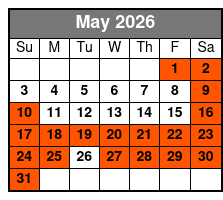 Adventure Wildlife Tour mayo Schedule