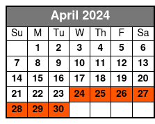 24 Speed Hybrid Road Bike Rental abril Schedule