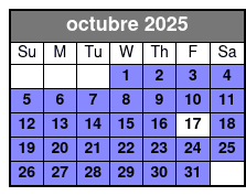 Silver Springs and Wildlife Small-Group Guided Kayak Tour octubre Schedule