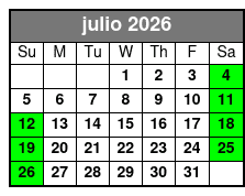 At Odds With The Gods 90 Minute Escape Room julio Schedule