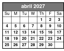 At Odds With The Gods 90 Minute Escape Room abril Schedule