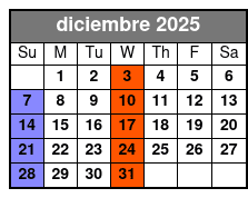 High Top Sneakers diciembre Schedule