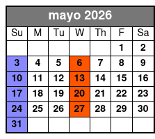 High Top Sneakers mayo Schedule