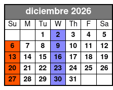 High Top Sneakers diciembre Schedule