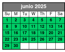 Emerald Cut Eco Excursion junio Schedule