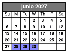 Emerald Cut Eco Excursion junio Schedule