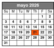 Rainbow Springs: Clear Kayak Eco Tour mayo Schedule