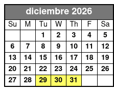 Rainbow Springs: Clear Kayak Eco Tour diciembre Schedule