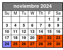 Smart Start Kayaking Course noviembre Schedule