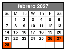 Smart Start Kayaking Course February Schedule