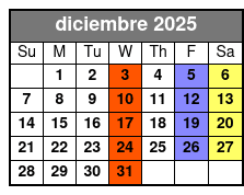 Ultimate Pro-Wrestling Group Activity: Real Wrestling Experience diciembre Schedule