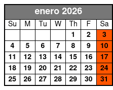 Sanford’s Haunted Brewery Tour enero Schedule