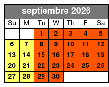 2-Hour Bike Rental in Historic Downtown Sanford septiembre Schedule