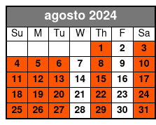 Transportation Only agosto Schedule
