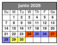 25-30 Minute Day Flight junio Schedule