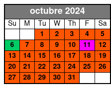 18-20 Minute Day Flight octubre Schedule