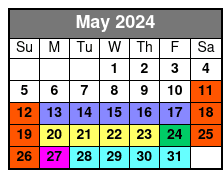 SeaWorld, FL mayo Schedule