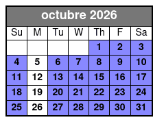 Starkey Park E-Bike Rental 4hr October Schedule