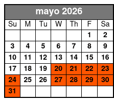 Loaded Cannon Distillery Adventure mayo Schedule