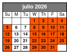 Loaded Cannon Distillery Adventure julio Schedule