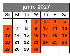 Loaded Cannon Distillery Adventure junio Schedule