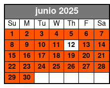 Adventure Wildlife Tour junio Schedule
