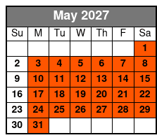 Everglade Airboat Tours mayo Schedule