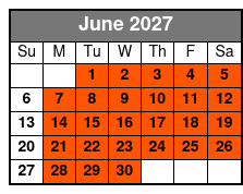 Everglade Airboat Tours junio Schedule