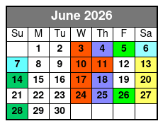 St. Johns Rivership Orlando Lunch and Dinner Cruises junio Schedule