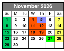 St. Johns Rivership Orlando Lunch and Dinner Cruises noviembre Schedule