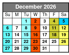 St. Johns Rivership Orlando Lunch and Dinner Cruises diciembre Schedule