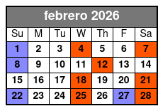 St. Johns Rivership Orlando 3 Hour Lunch Cruise (Lunch Included) febrero Schedule