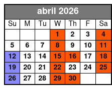 St. Johns Rivership Orlando 3 Hour Lunch Cruise (Lunch Included) abril Schedule