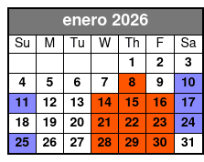 St. Johns Rivership Orlando 2 1/2 - 3 Hour Dinner Cruise (Dinner Included) enero Schedule