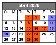 St. Johns Rivership Orlando 2 1/2 - 3 Hour Dinner Cruise (Dinner Included) abril Schedule