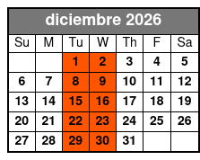 St. Johns Rivership Orlando 1 1/2 Hour Dinner Cruise (Dinner Included) diciembre Schedule