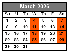 Daytona Beach Day Small Group with Hotel Pick Ups marzo Schedule