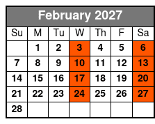 Daytona Beach Day Small Group with Hotel Pick Ups febrero Schedule