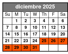 Orlando Family Explorer: Downtown Wonders diciembre Schedule