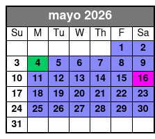 2hr Historical Wildlife Tour May Schedule